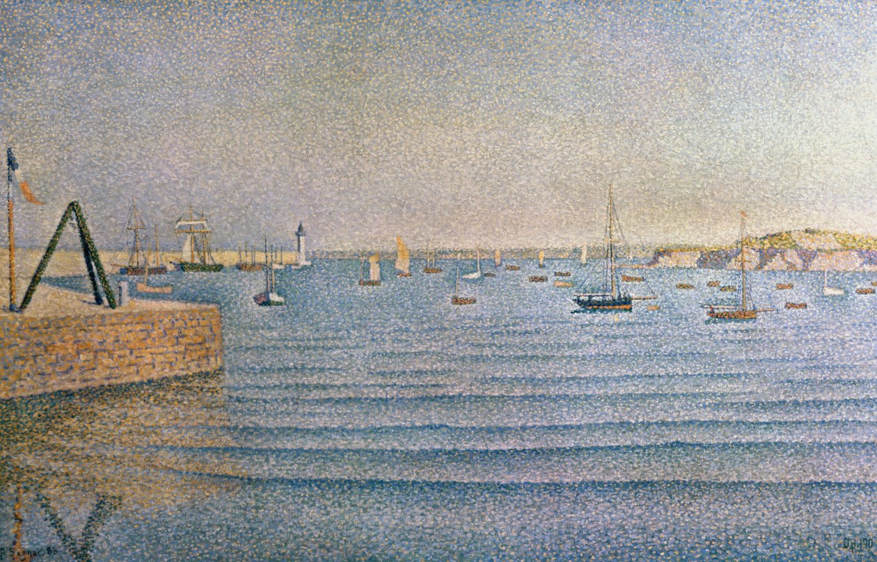 El puerto de Portrieux, 1888 de Paul Signac