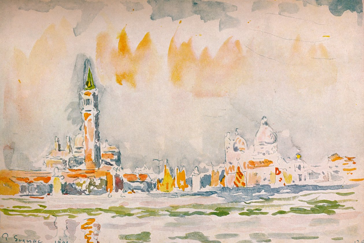 Venecia, 1906 de Paul Signac