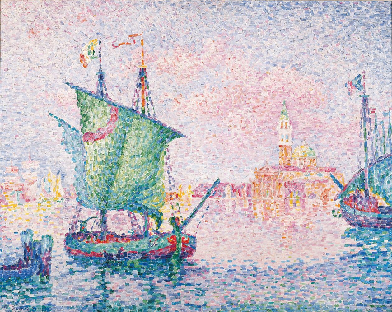 Venecia, La nube rosa, 1909 de Paul Signac