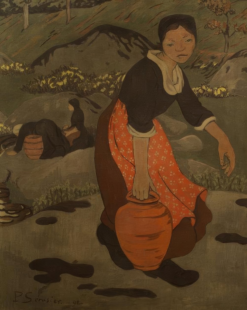Joven bretona con jarra de Paul Sérusier