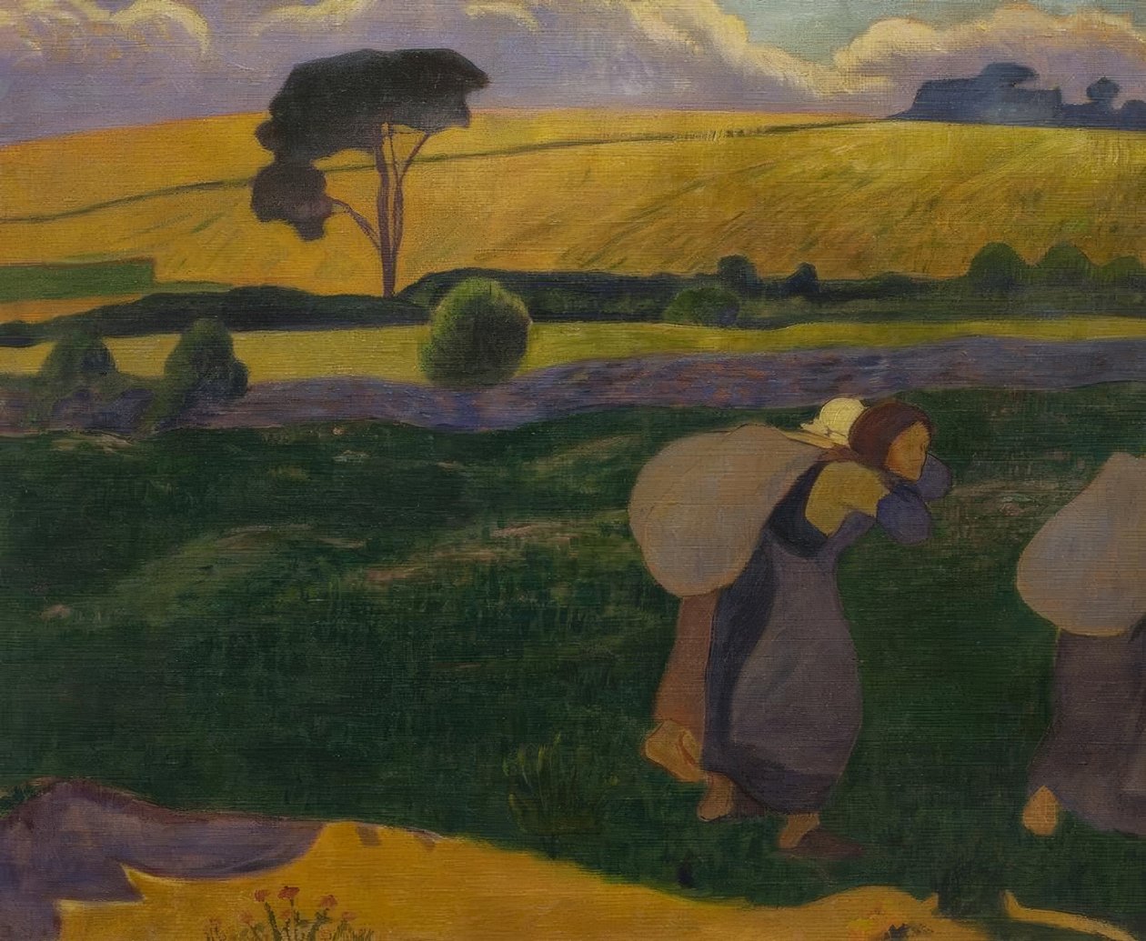 Lavanderas en Bellangenet de Paul Sérusier