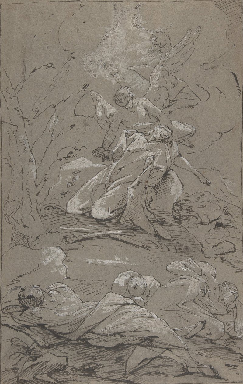 Cristo en el Jardín de Getsemaní, 1712-62 de Paul Troger