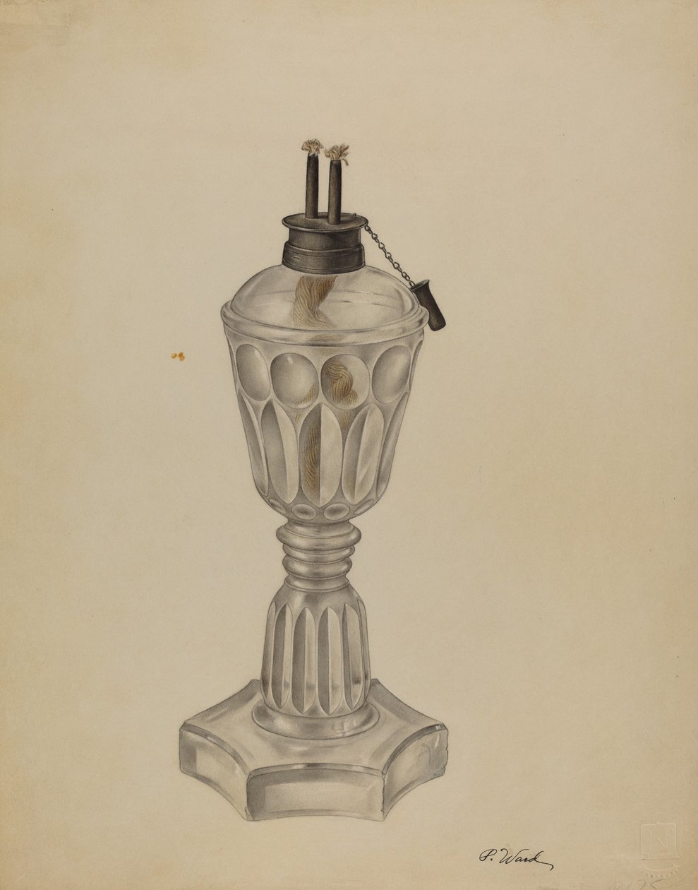 Lámpara de Camphene de Paul Ward