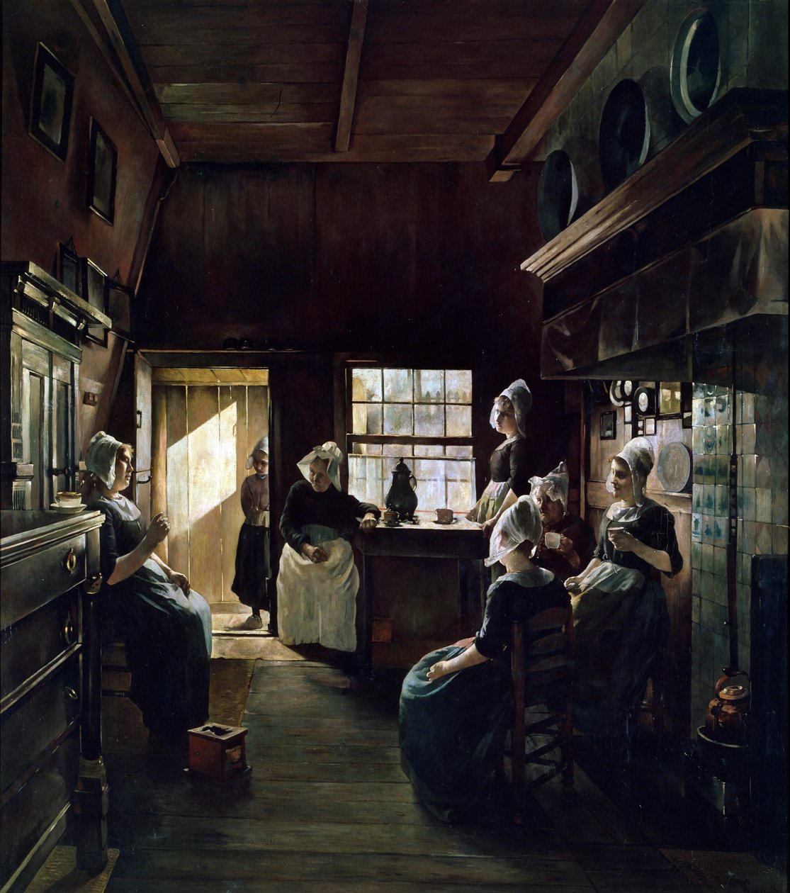 Conversación, 1888 de Paul Weimar