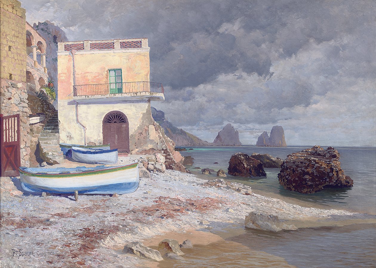 Una villa en Capri de Paul von Spaun