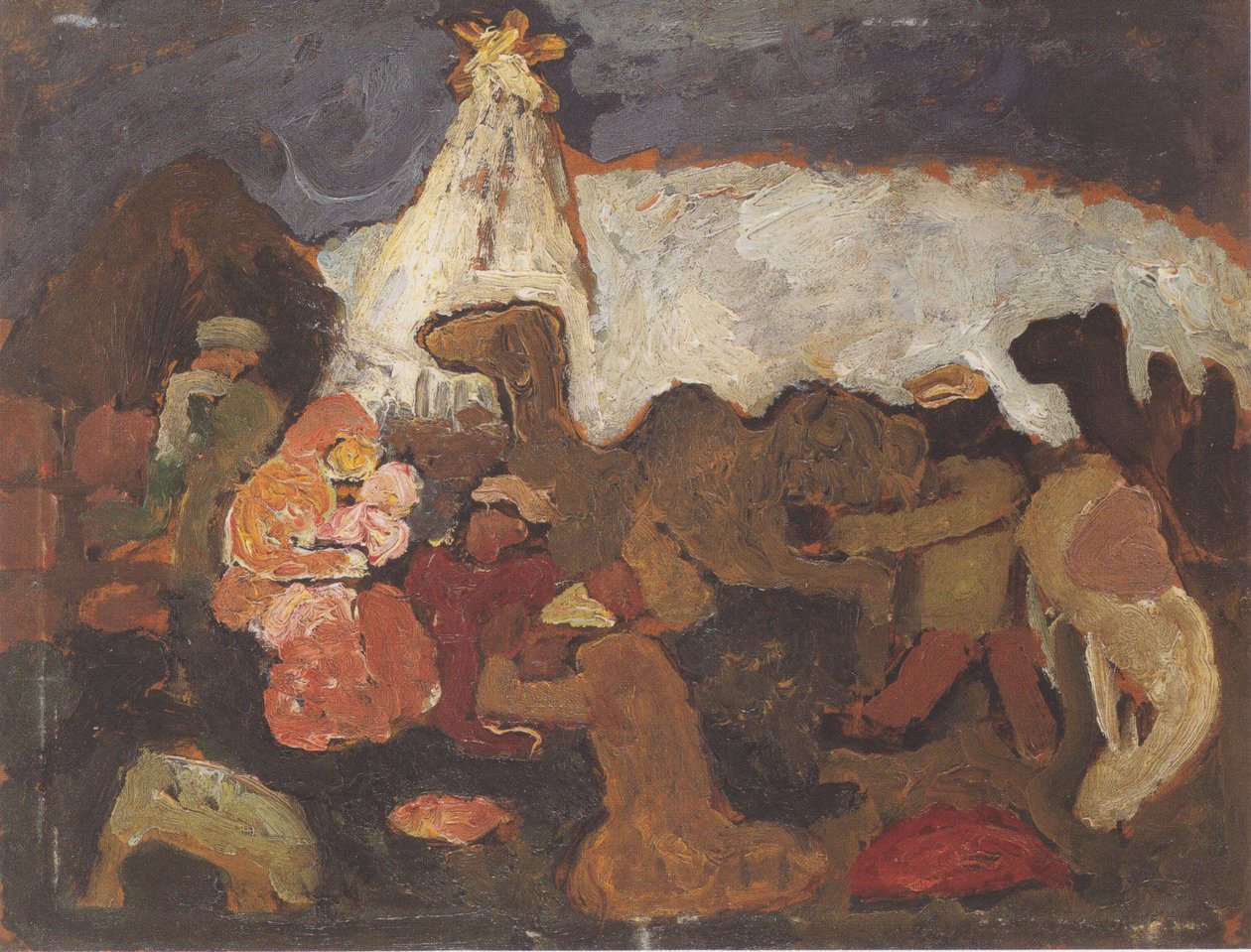 Adoración de los Reyes Magos de Paula Modersohn Becker
