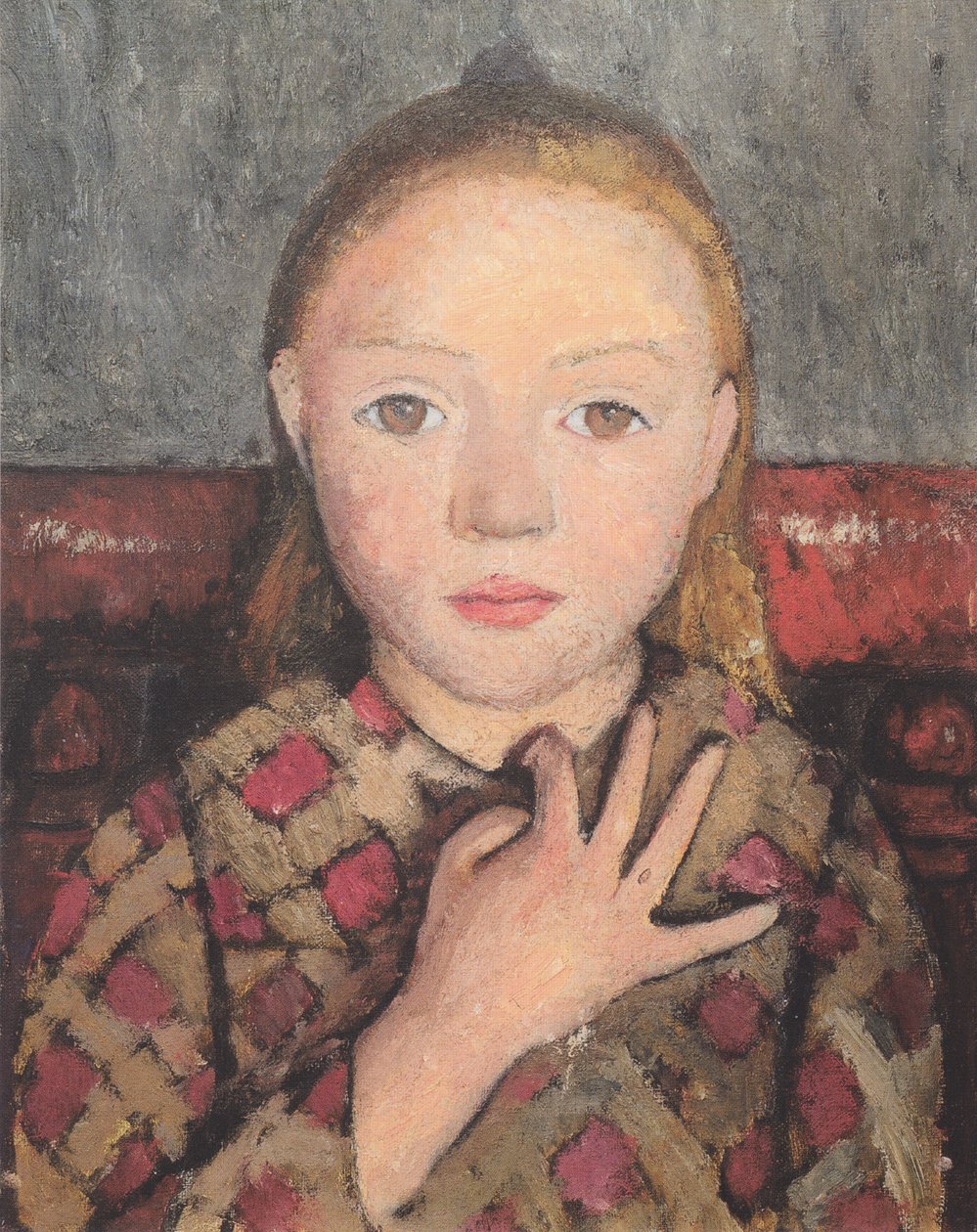 Retrato de niña de Paula Modersohn Becker