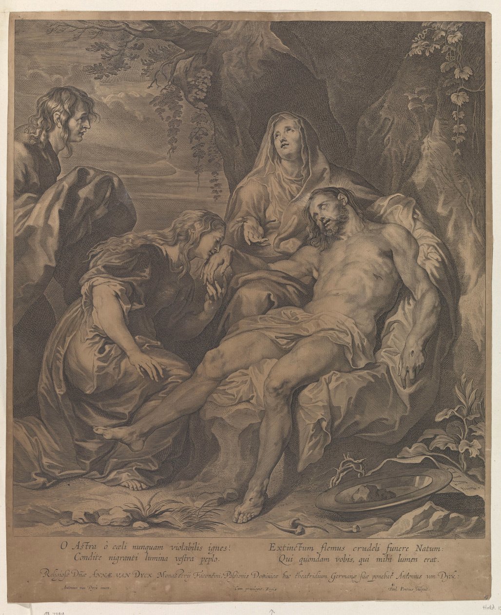 Lamentación de Cristo de Paulus Pontius