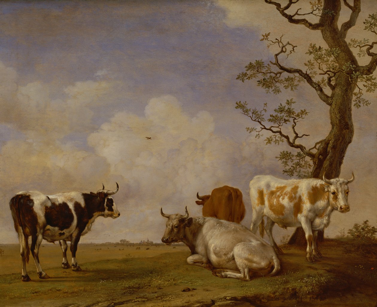 Cuatro toros de Paulus Potter