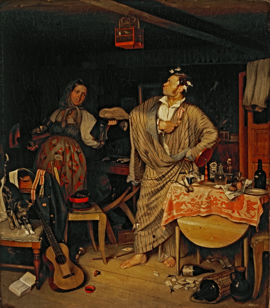 El caballero fresco de Pavel Andreevich Fedotov