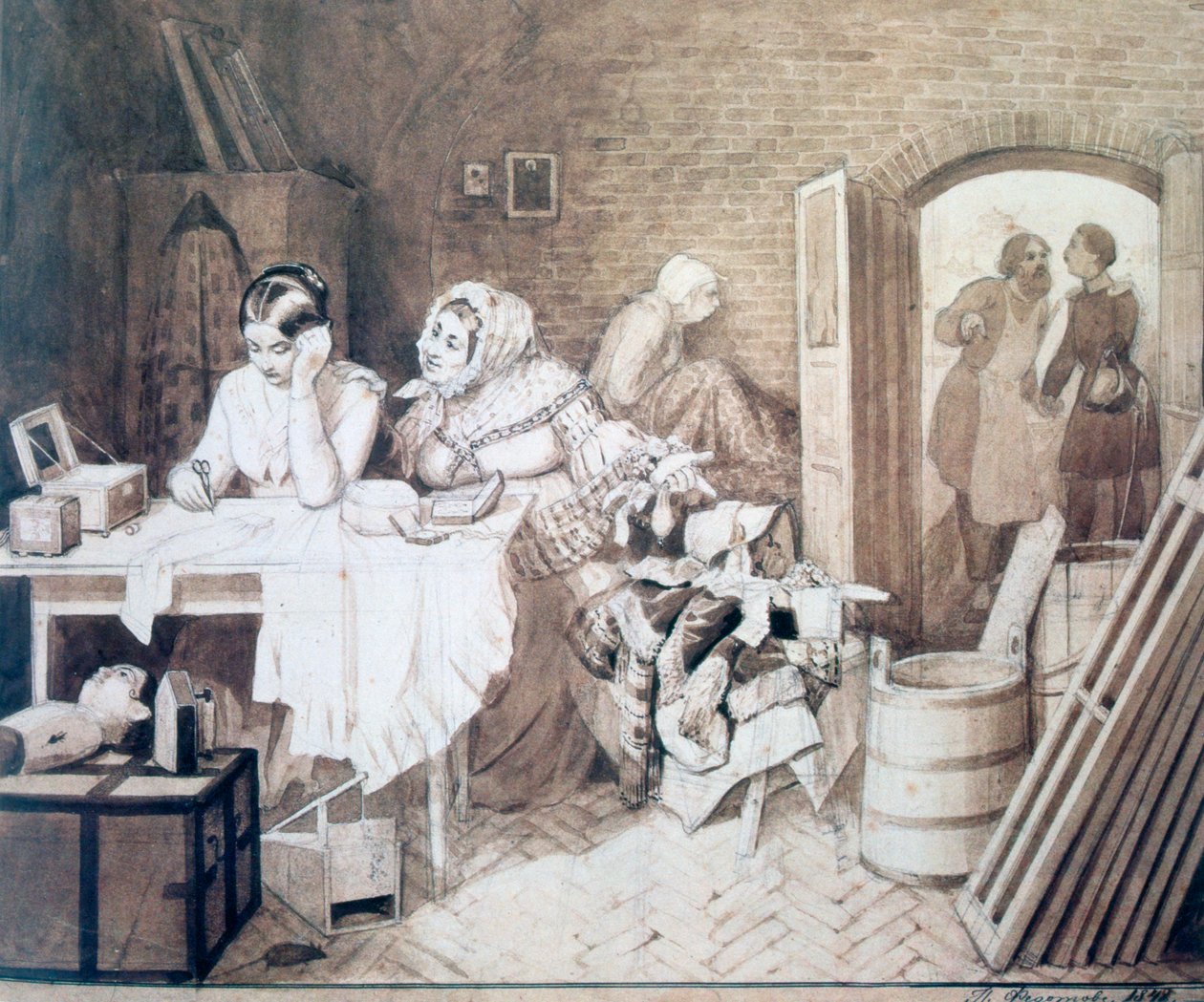 Trampa para Ratones, 1846 de Pavel Andreevich Fedotov