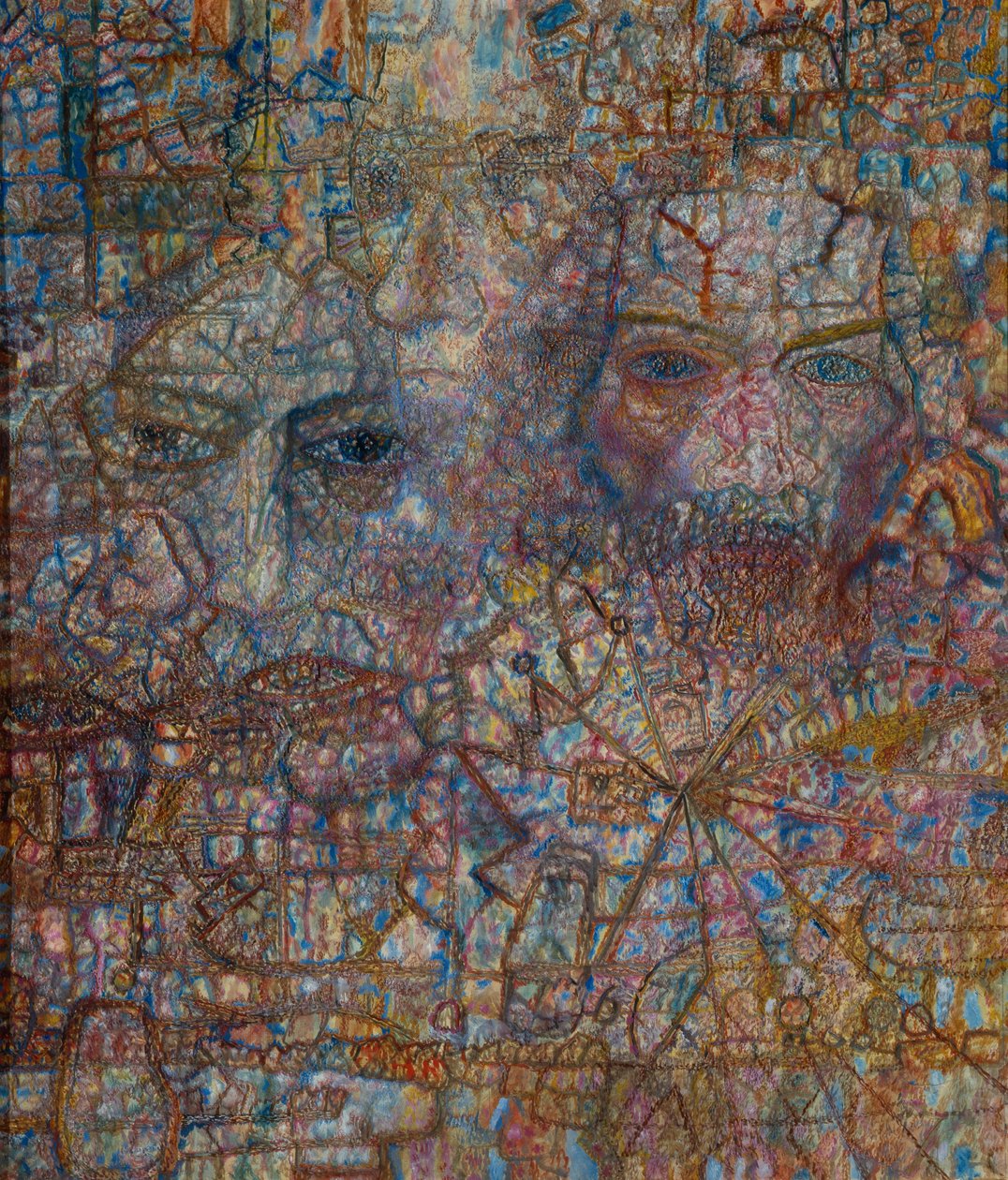 Rostros, 1940 de Pavel Nikolayevich Filonov