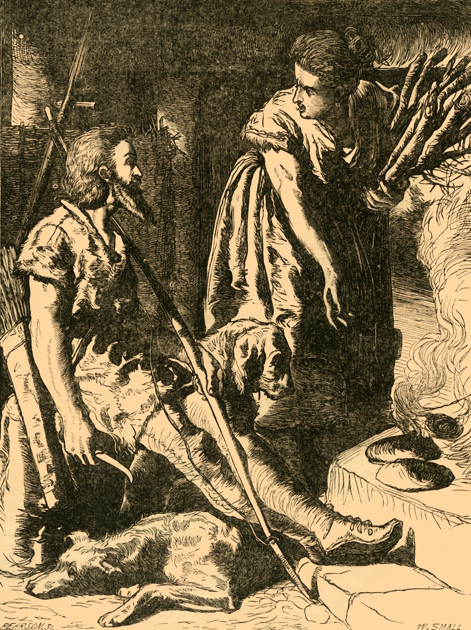 Alfred en la cabaña del pastor de Pearson