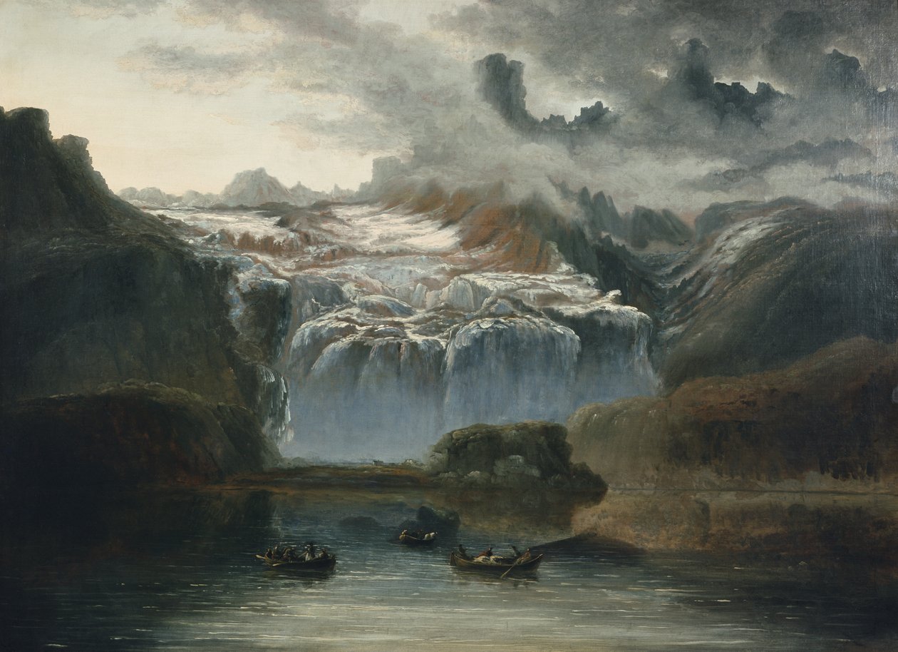 Glaciar de Jostedals (óleo sobre lienzo) de Peder Balke
