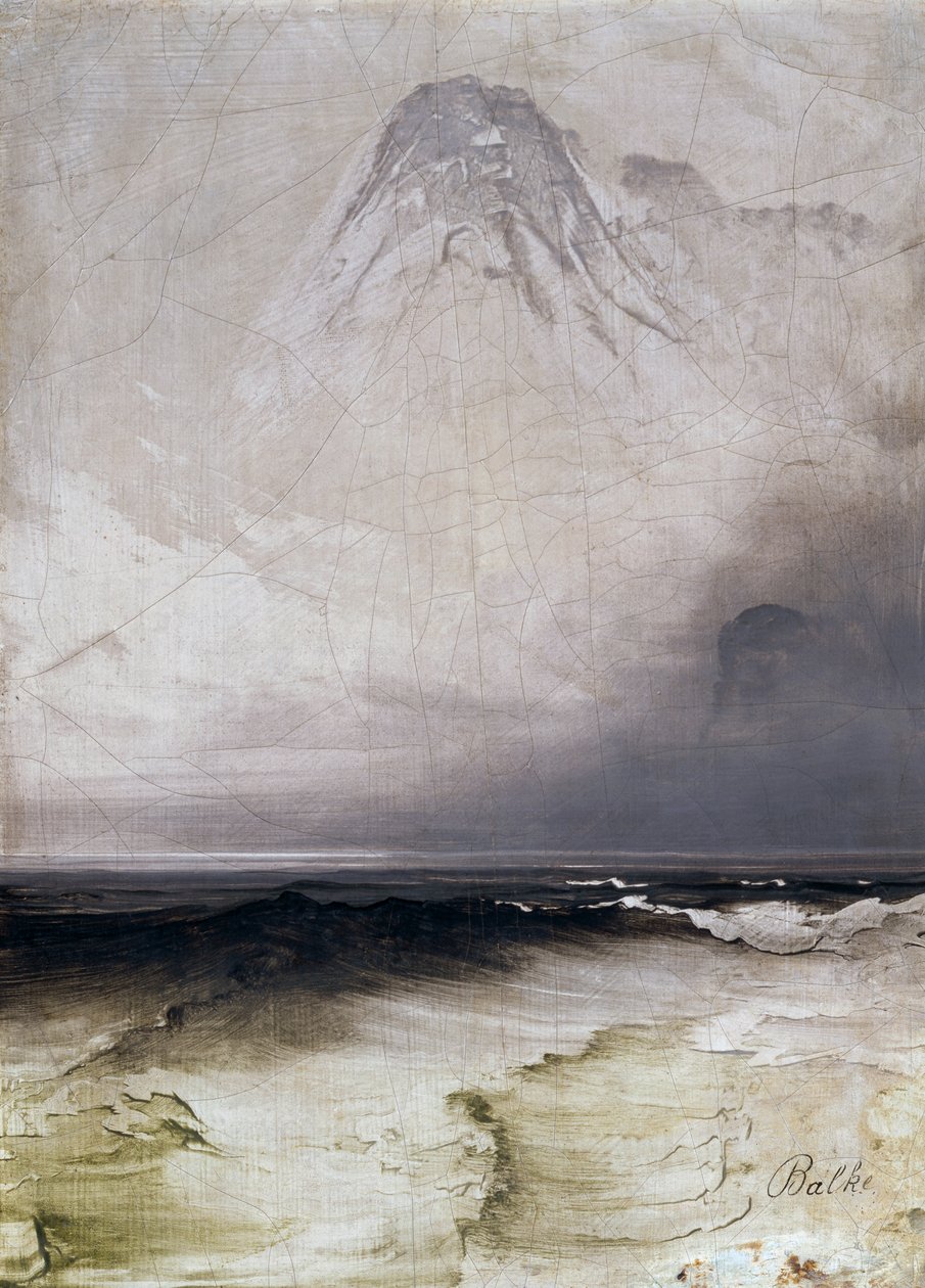 mar y niebla de Peder Balke