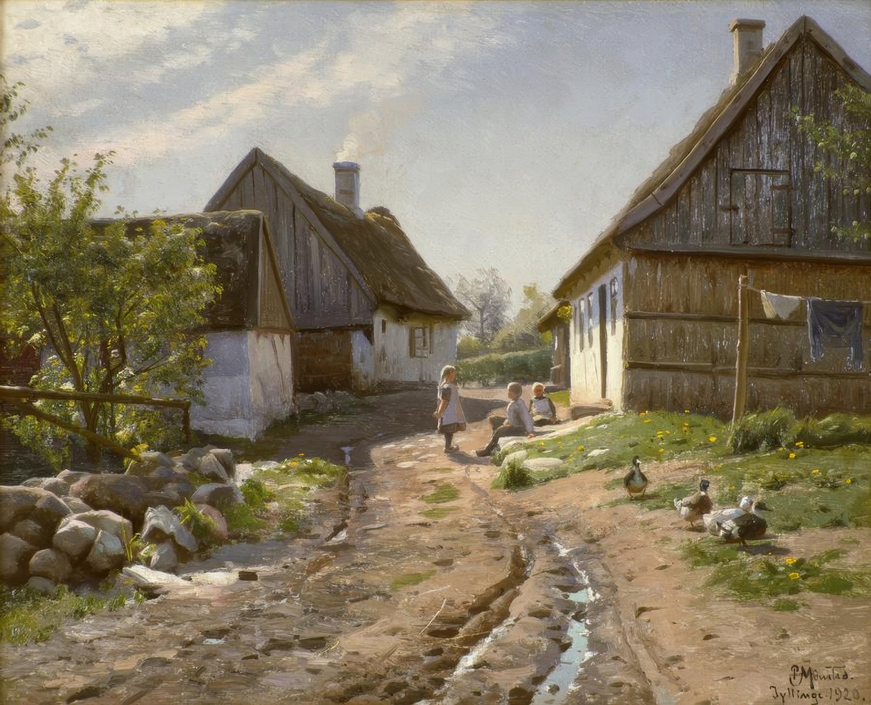 En la granja de Peder Monsted