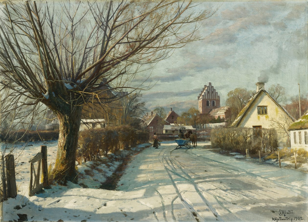 Iglesia de Hoje Taastrup, Afueras de Copenhague de Peder Monsted