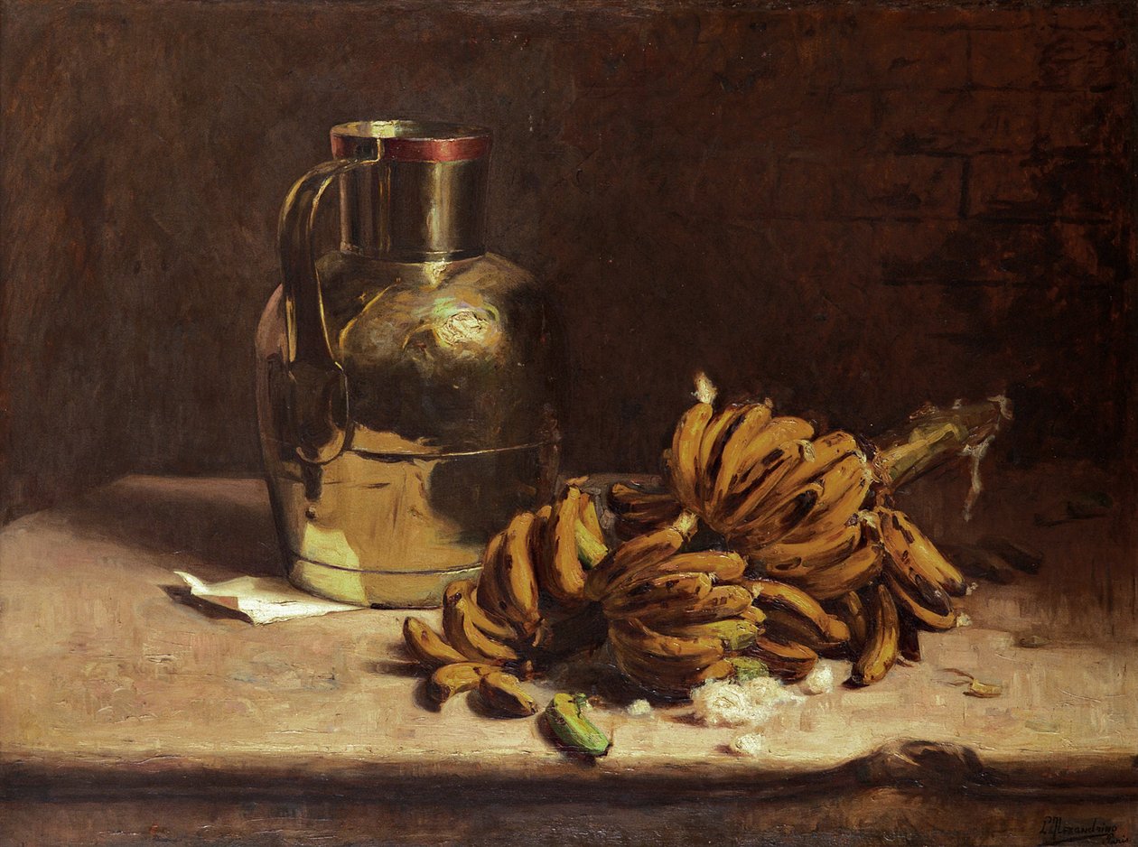 Plátanos y metal de Pedro Alexandrino Borges