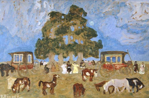 Encuentro en el camino de Pedro Figari