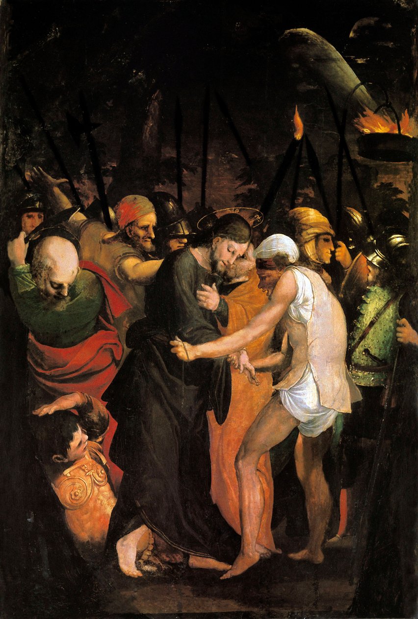 El arresto de Jesucristo de Pedro Machuca