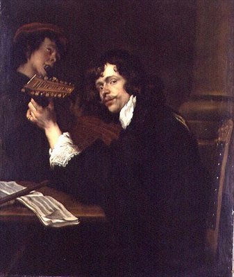 Retrato de un músico de Peeter Franchoys