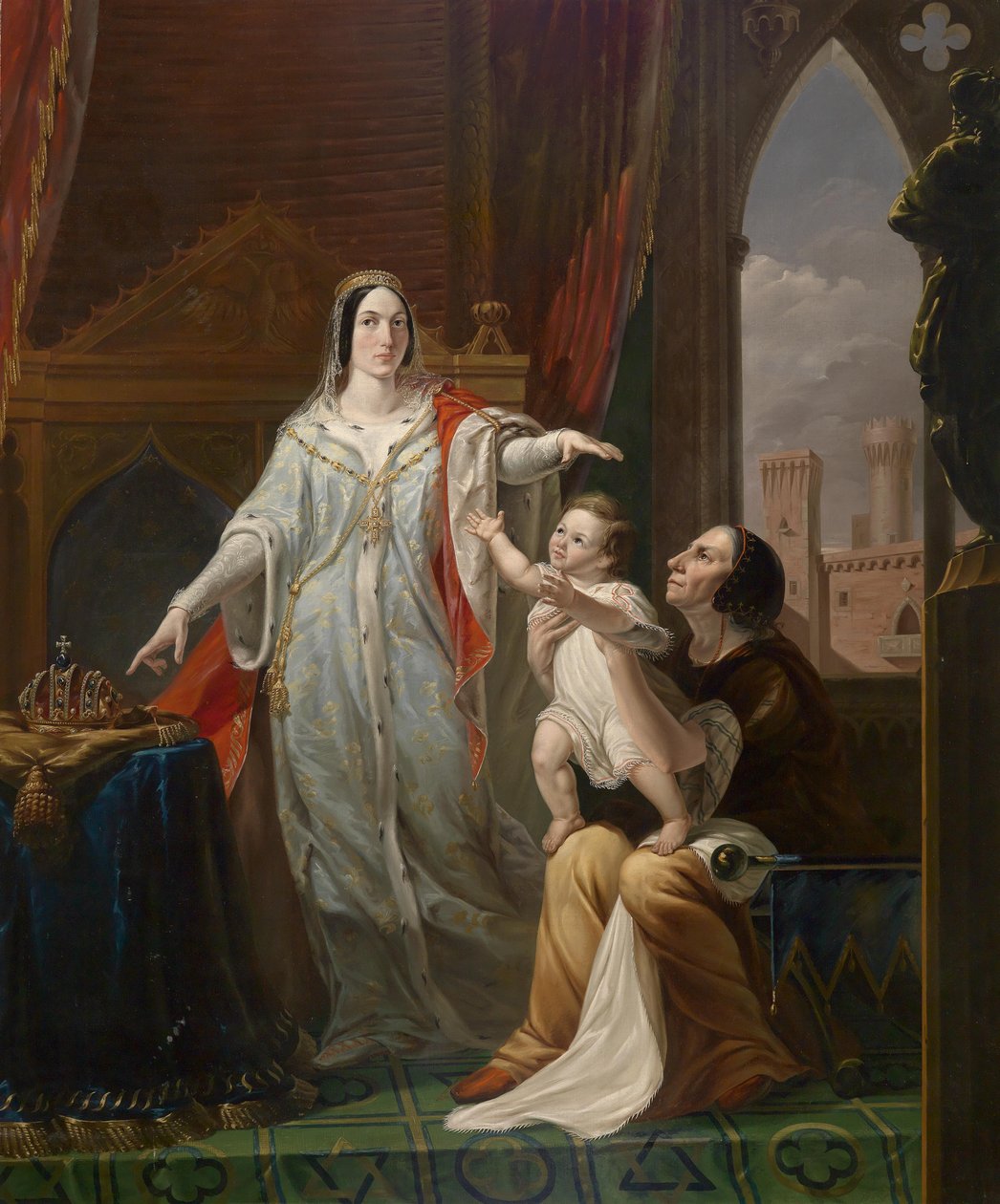 El destino real del infante Federico II de Hohenstaufen en la infancia de Pelagio Palagi