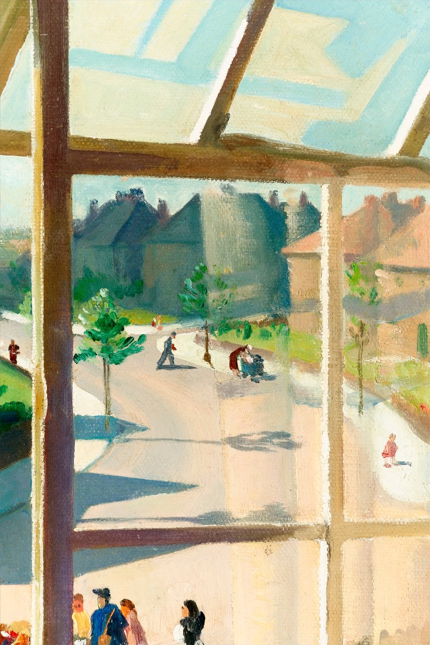 Vista desde el dormitorio del artista, c.1930 (detalle) de Percy Shakespeare