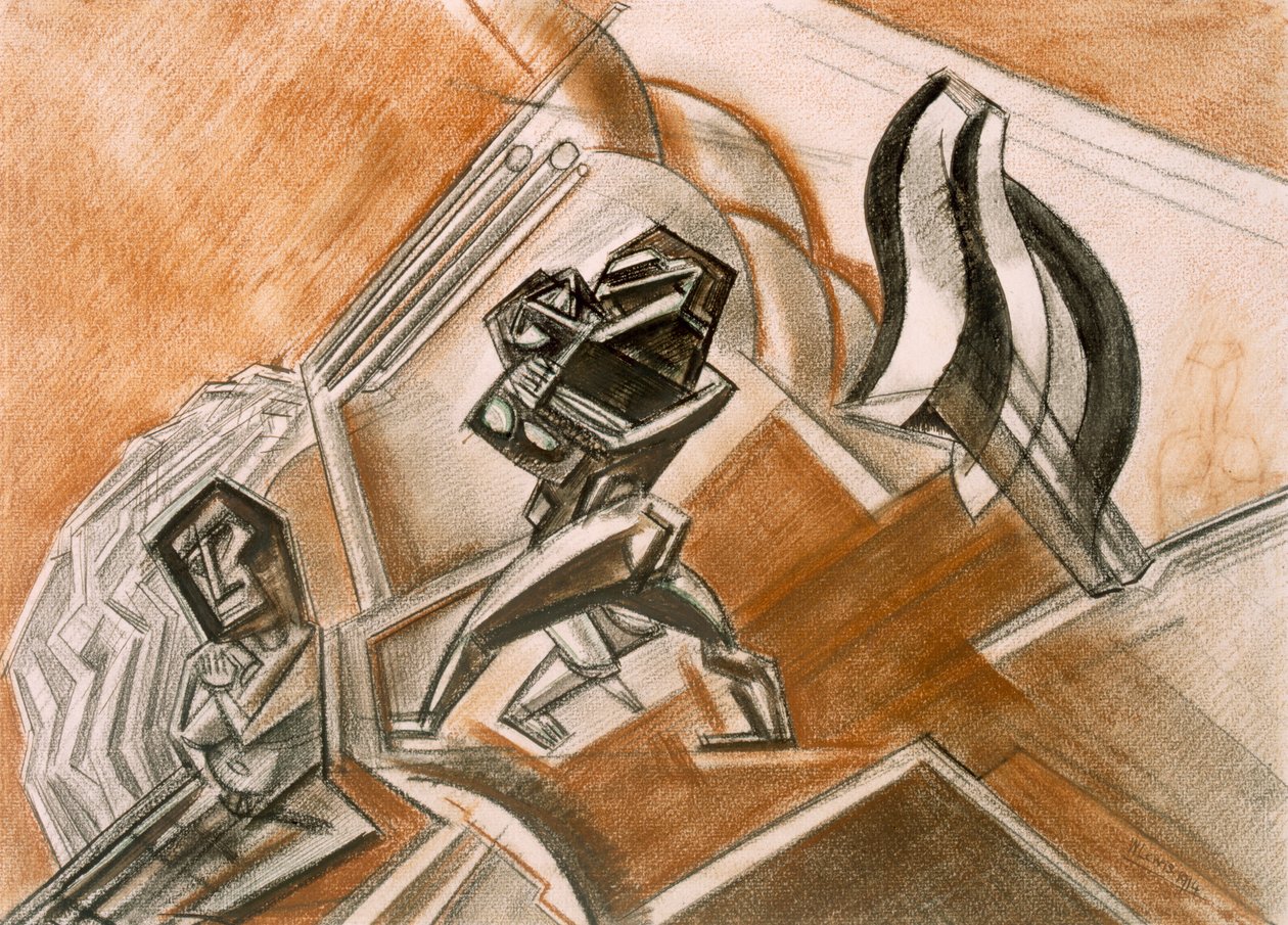 Combate No.3 de Percy Wyndham Lewis
