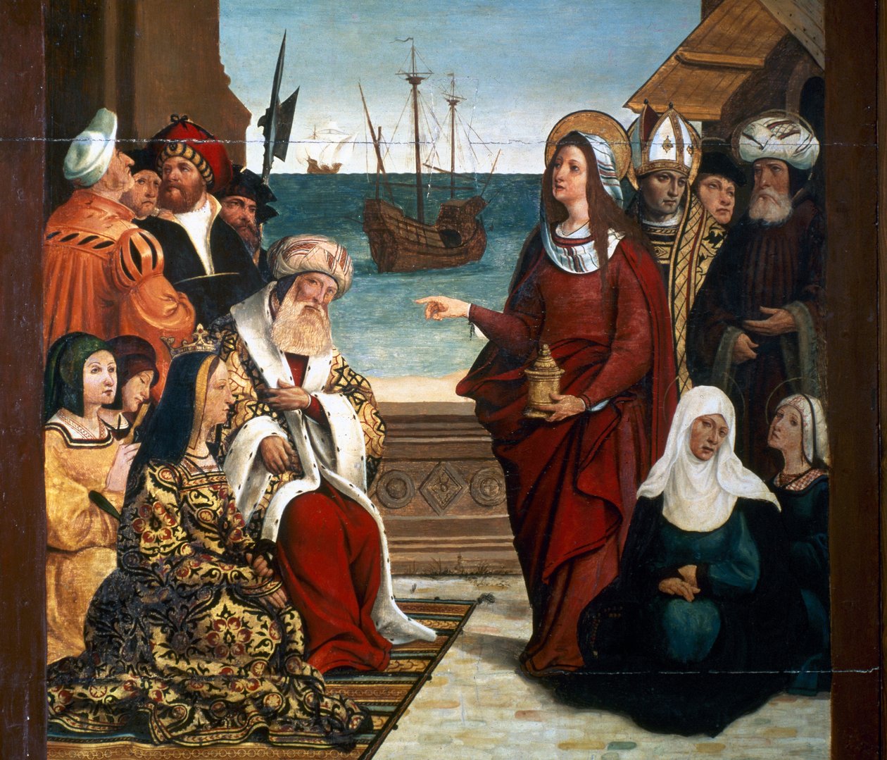 Retablo de María Magdalena (detalle) de Pere Mates