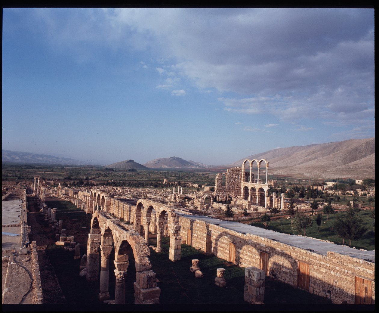 Vista de la ciudad de Anjar, 705-710 de Period Umayyad