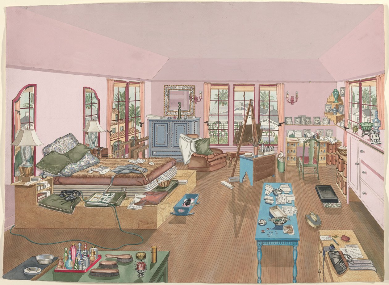 Dormitorio, 1940 de Perkins Harnly