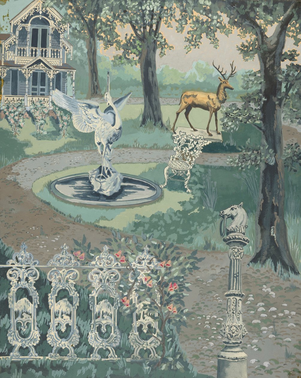 Escenario de jardín, 1935-1942 de Perkins Harnly