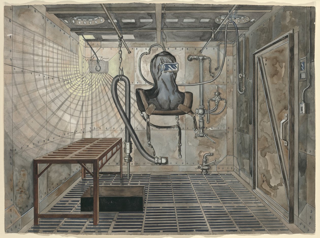 Cámara de chorro de arena interior, 1935 de Perkins Harnly