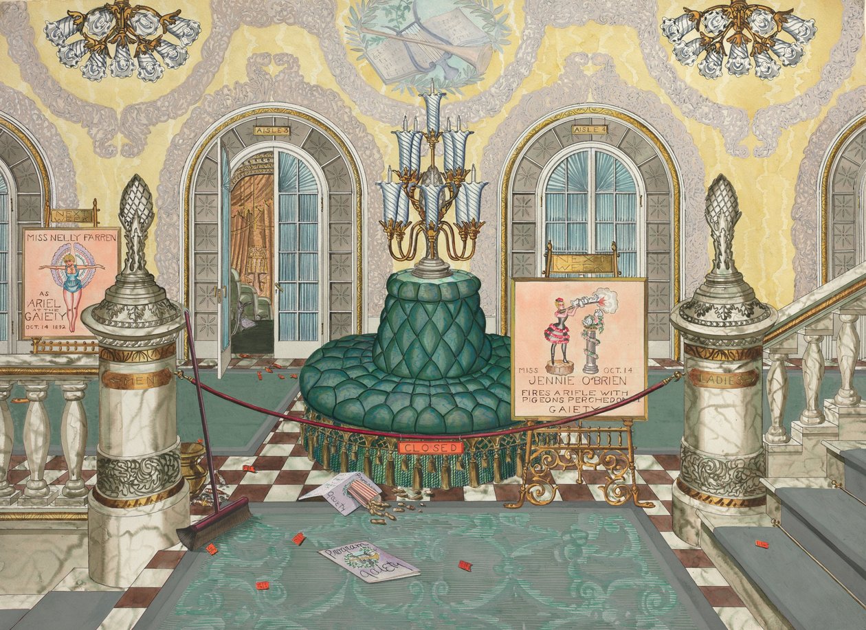 Vestíbulo del teatro, 1935-1942 de Perkins Harnly