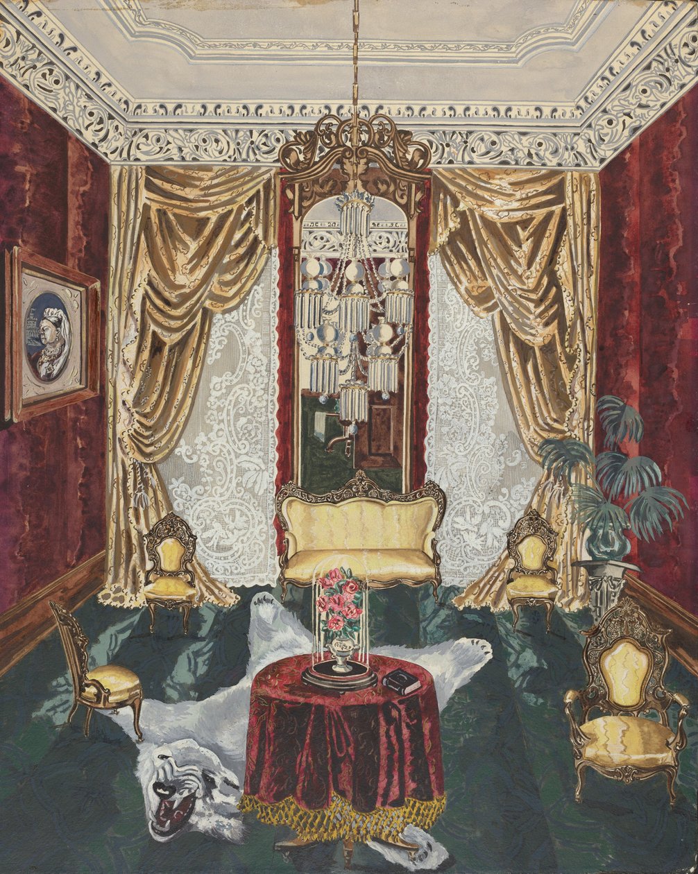 Salón de casa adosada, 1869, 1935-1942 de Perkins Harnly