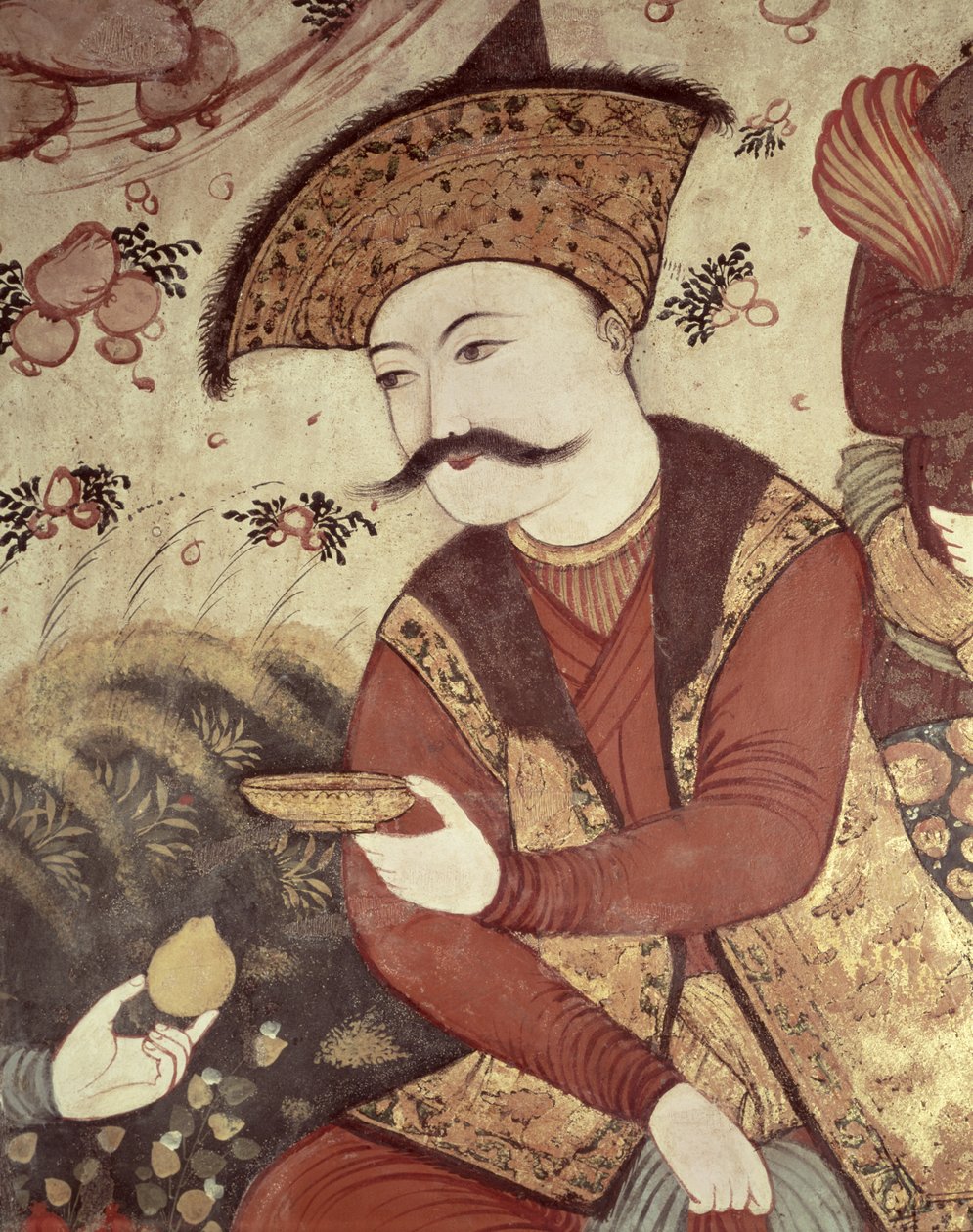 Shah Abbas I (1588-1629) (detalle) de Persian School