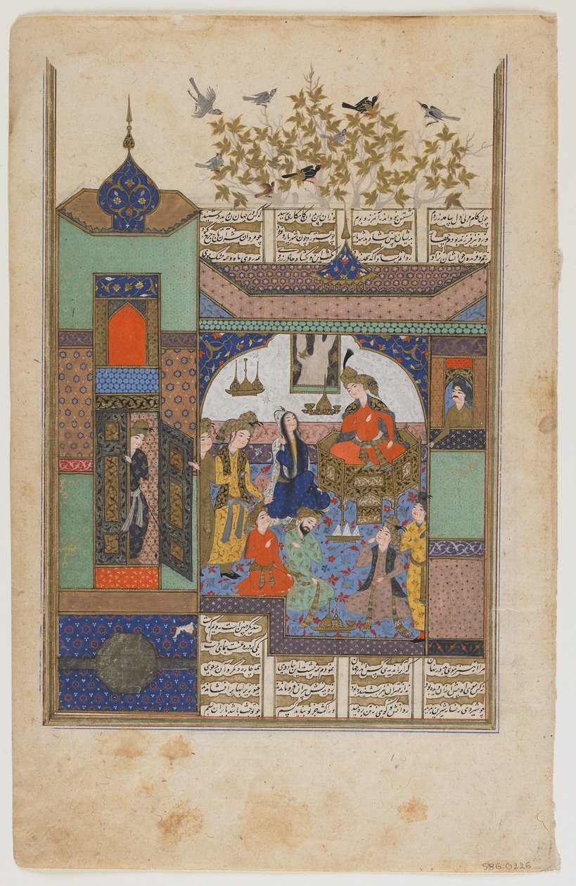 Shirin ante Shiruya, c.1600 de Persian School