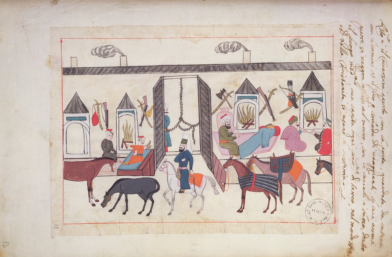 Parada en el Caravanserai de Persian School
