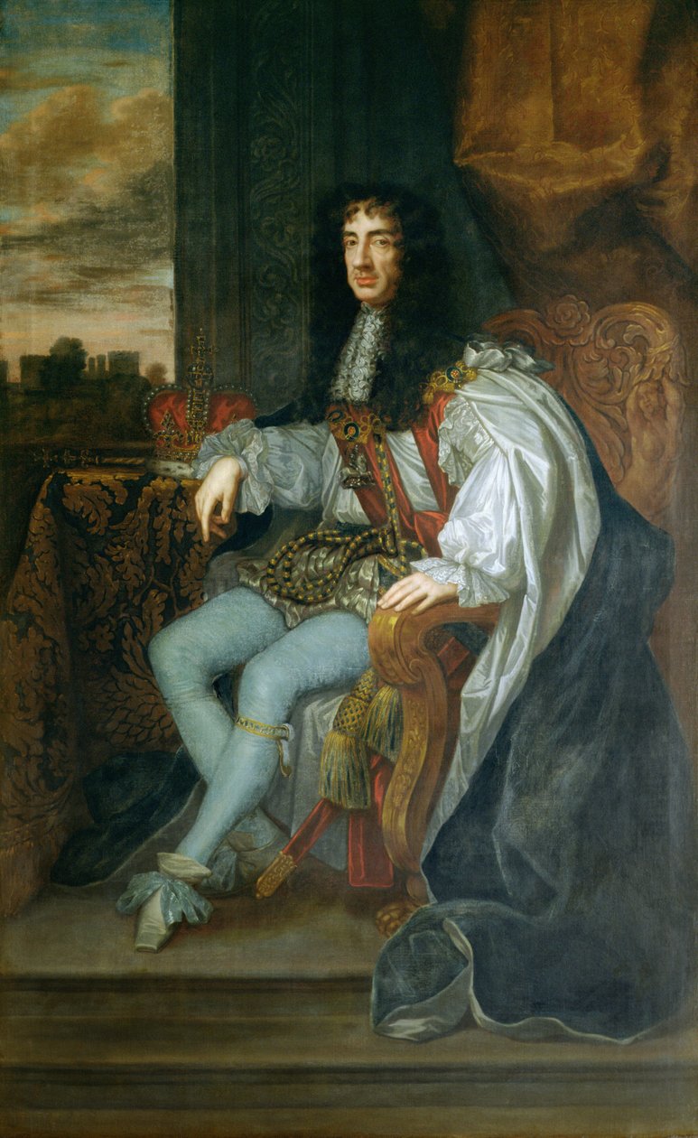 Retrato del Rey Carlos II (1630-85) de Peter Lely