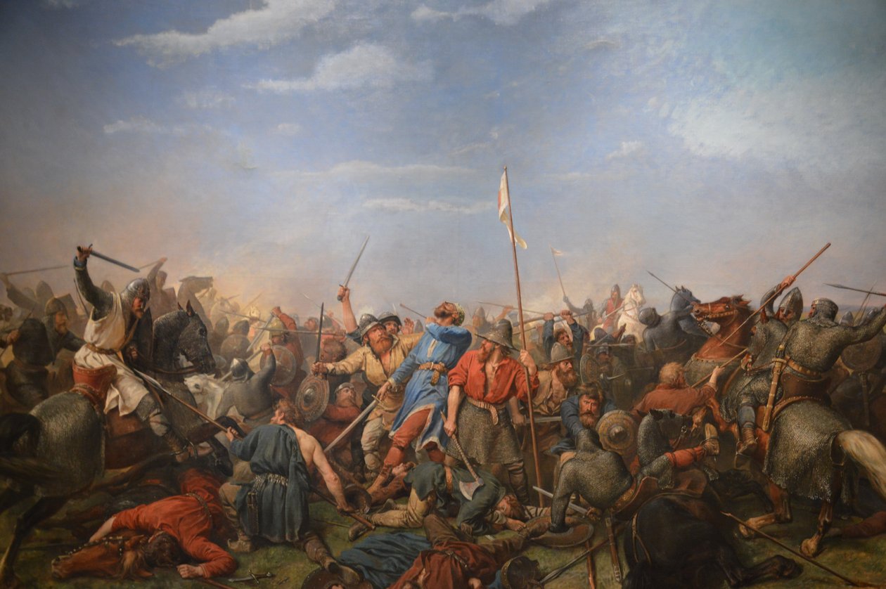 La Batalla de Stamford Bridge de Peter Nicolai Arbo