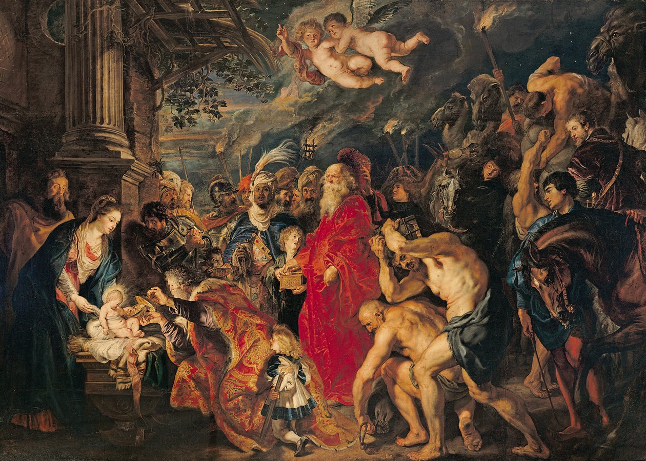 Adoración de los Magos, 1610 de Peter Paul Rubens