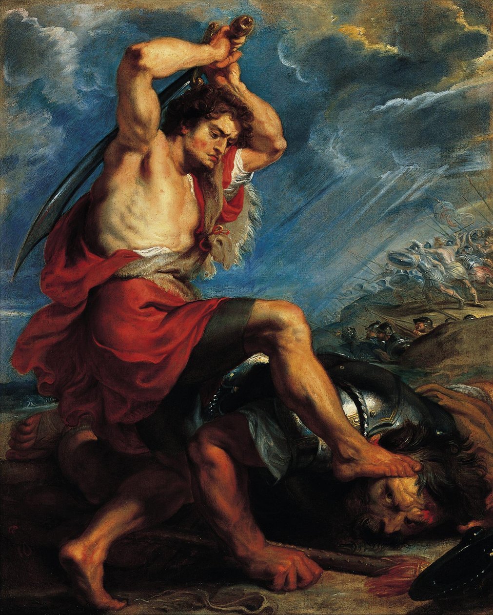 David matando a Goliat de Peter Paul Rubens