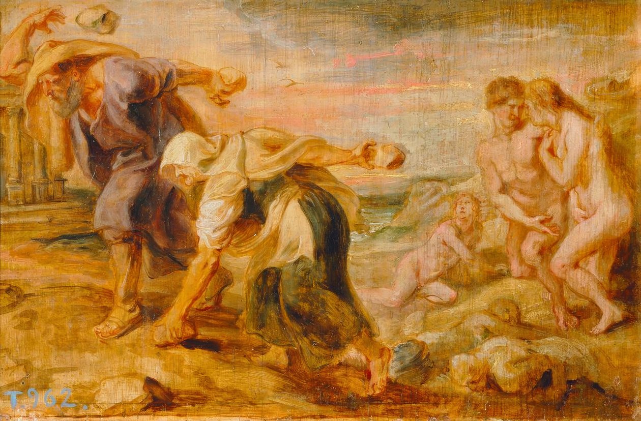Deucalión y Pirra de Peter Paul Rubens