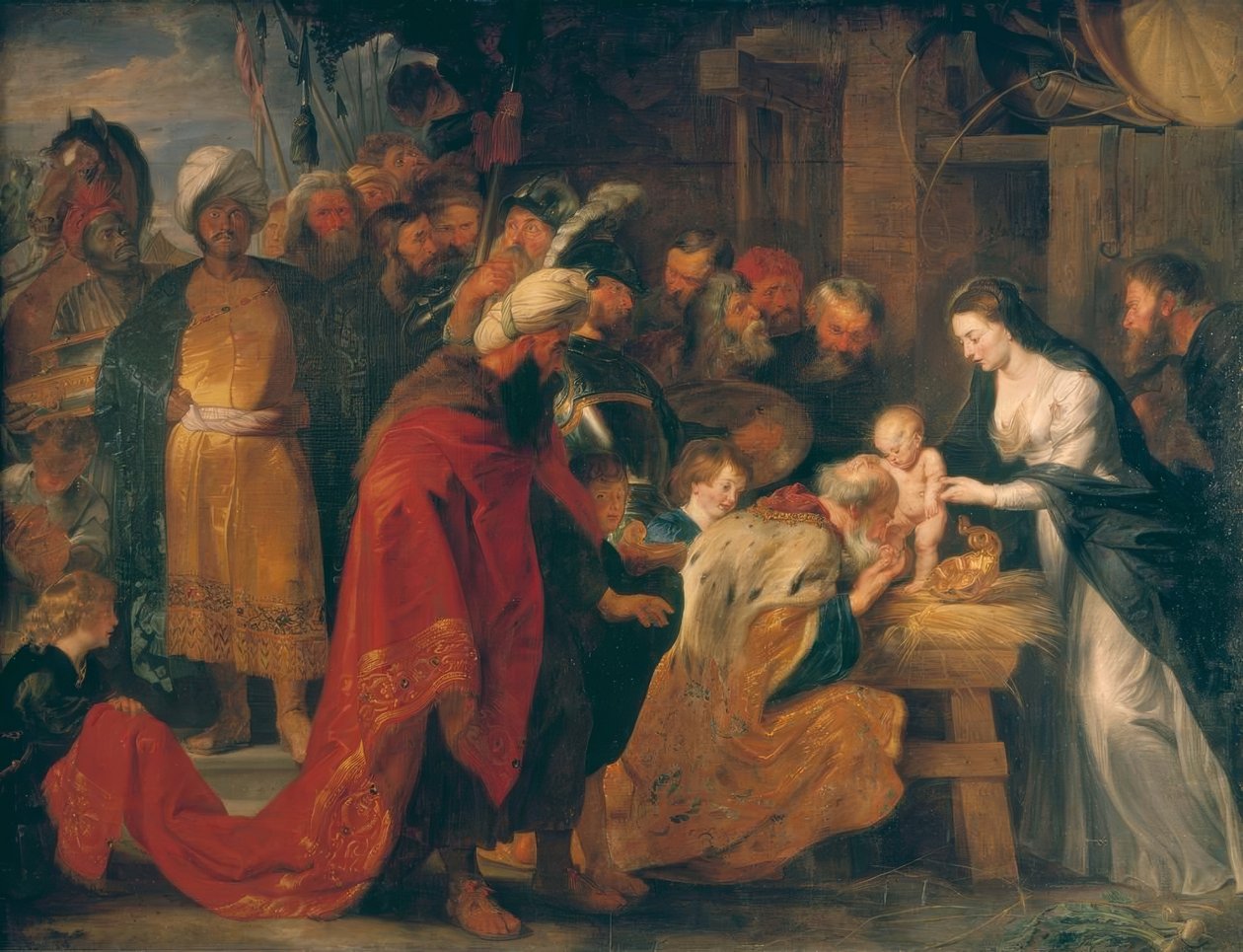 La adoración de los Reyes de Peter Paul Rubens