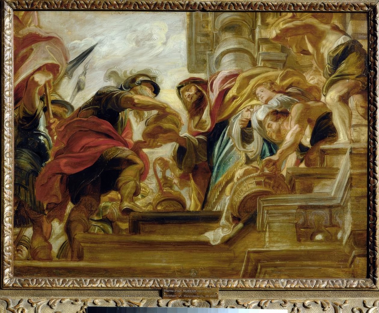 El encuentro de Abraham y Melquisedec de Peter Paul Rubens