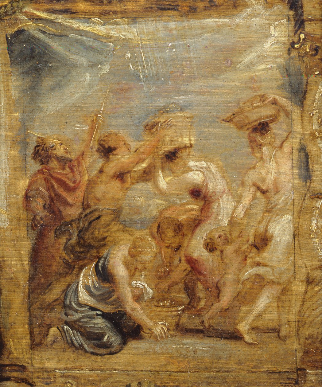 Israelitas recogiendo maná, c.1626-28 de Peter Paul Rubens