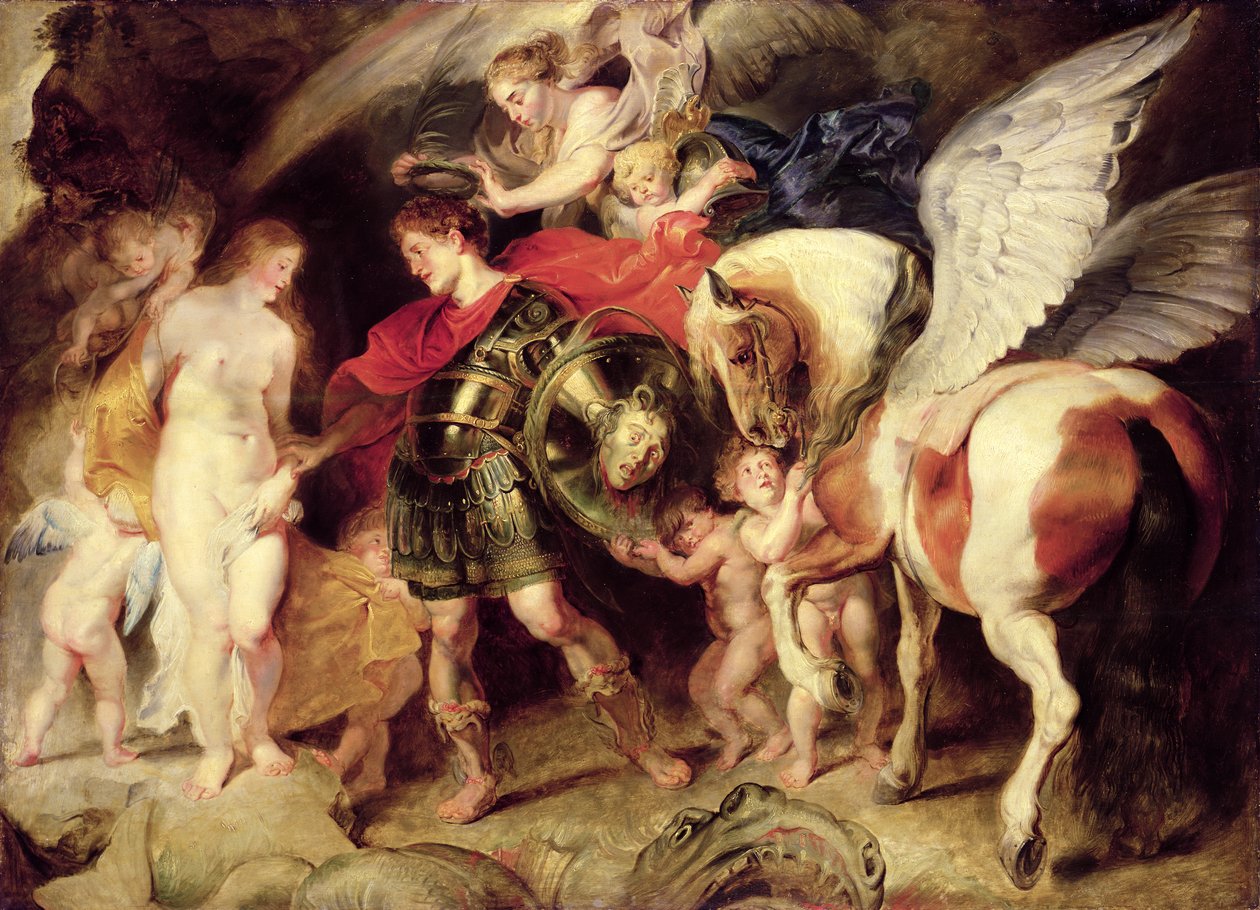 Perseo liberando a Andrómeda, c.1620 de Peter Paul Rubens