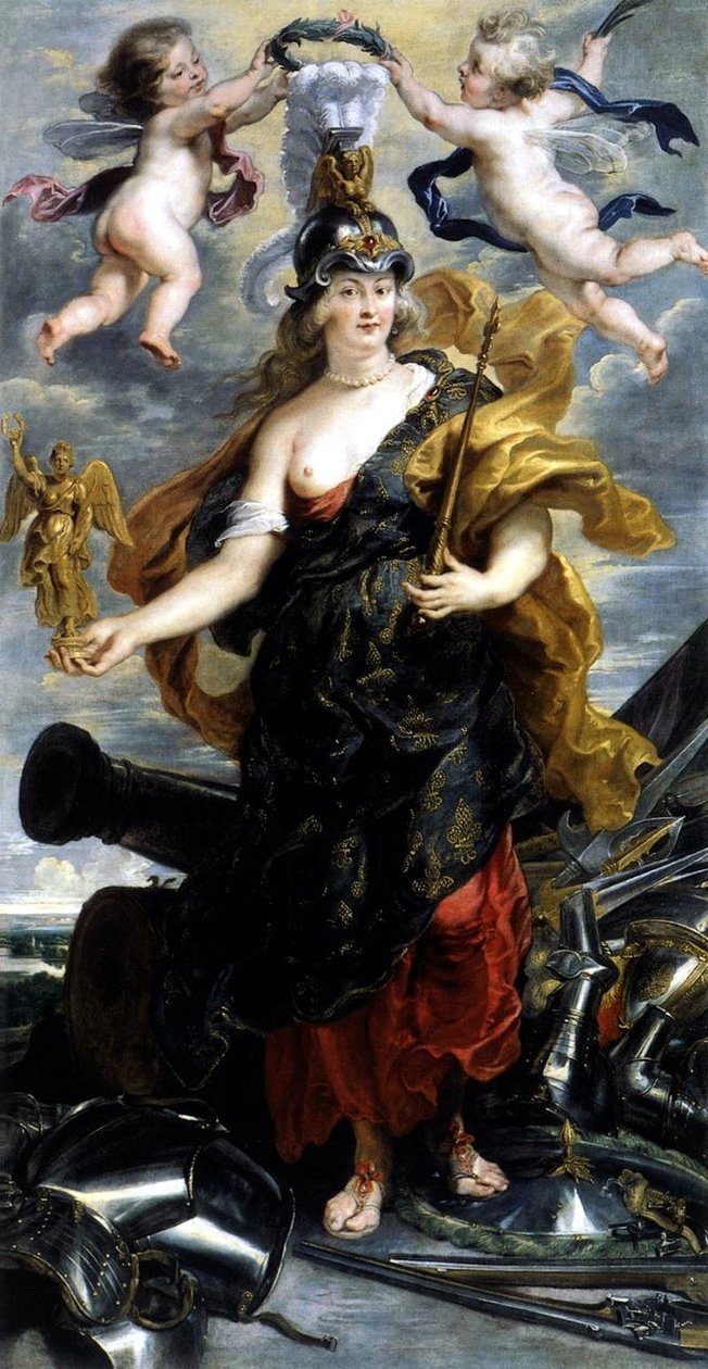 Retrato de María de Médicis como reina triunfante o Retrato de María de Médicis como Bellona de Peter Paul Rubens