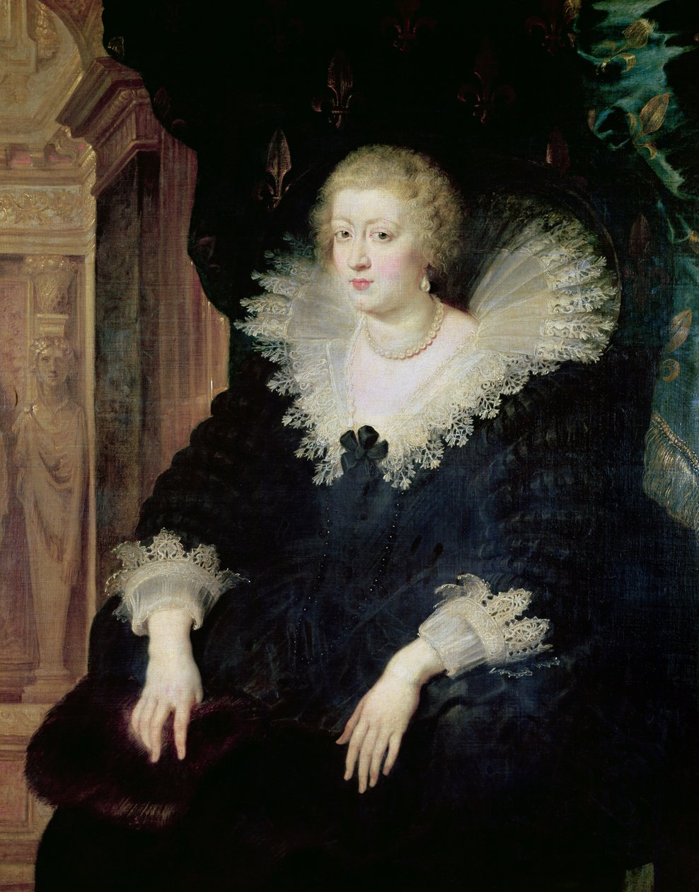 Retrato de Ana de Austria (1601-66) c.1622 de Peter Paul Rubens