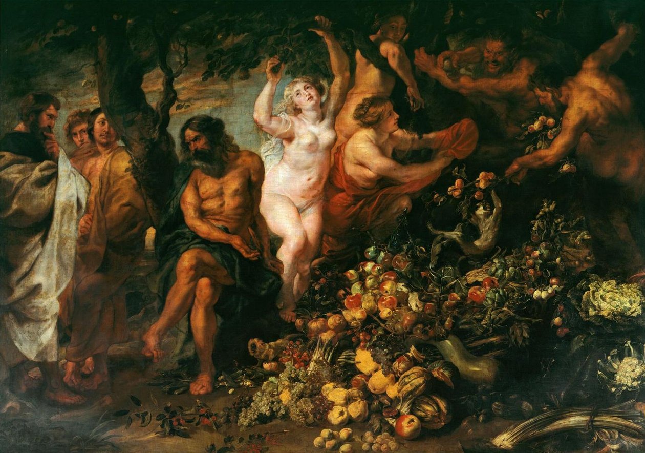 Pitágoras abogando por el vegetarianismo de Peter Paul Rubens